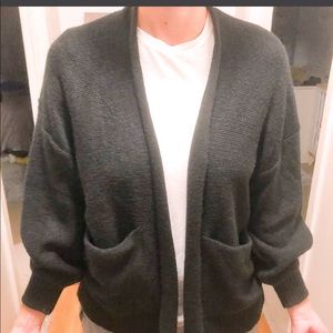 Urban Outfitters Black Loose Cardigan Sweater S